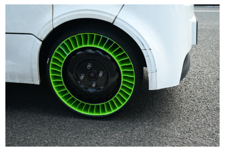 费曼科技非充气轮胎助力京东无人物流车